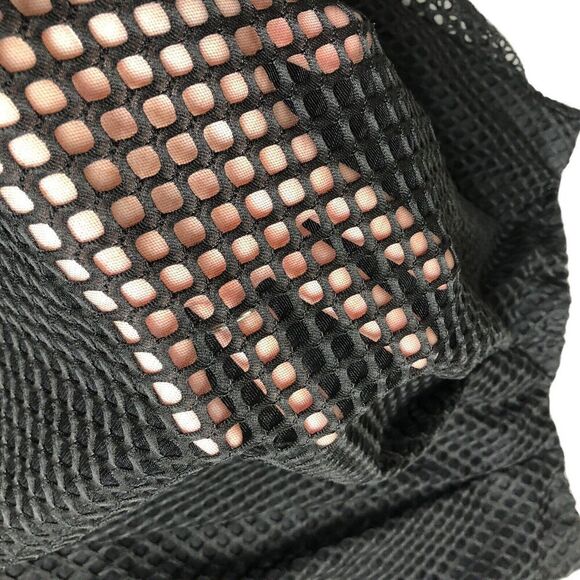 Rue 21 Skirt Womens XL Black Fishnet Mesh Pleated Lined Y2k Goth Grunge Witchy - Picture 8 of 16